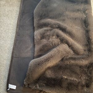 Pottery Barn Cozy Brown Throw Blanket
